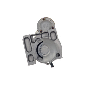 ACDelco gold starter mounting and terminals showing exact-fit aluminum block for easy installation
