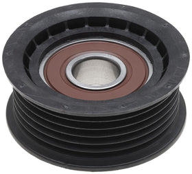 ACDelco pulley bearing close-up illustrating smooth rotation and long life