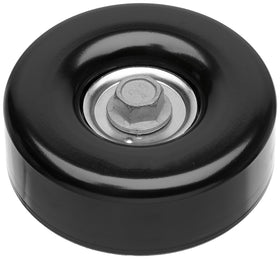 ACDelco idler pulley front view with bolt showing fit and easy installation