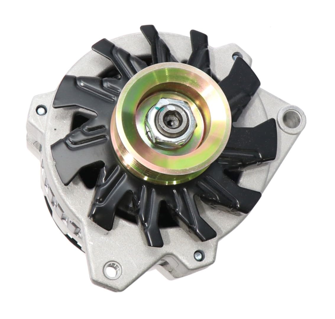 ACDelco alternator installed in engine bay demonstrating direct-fit replacement benefit