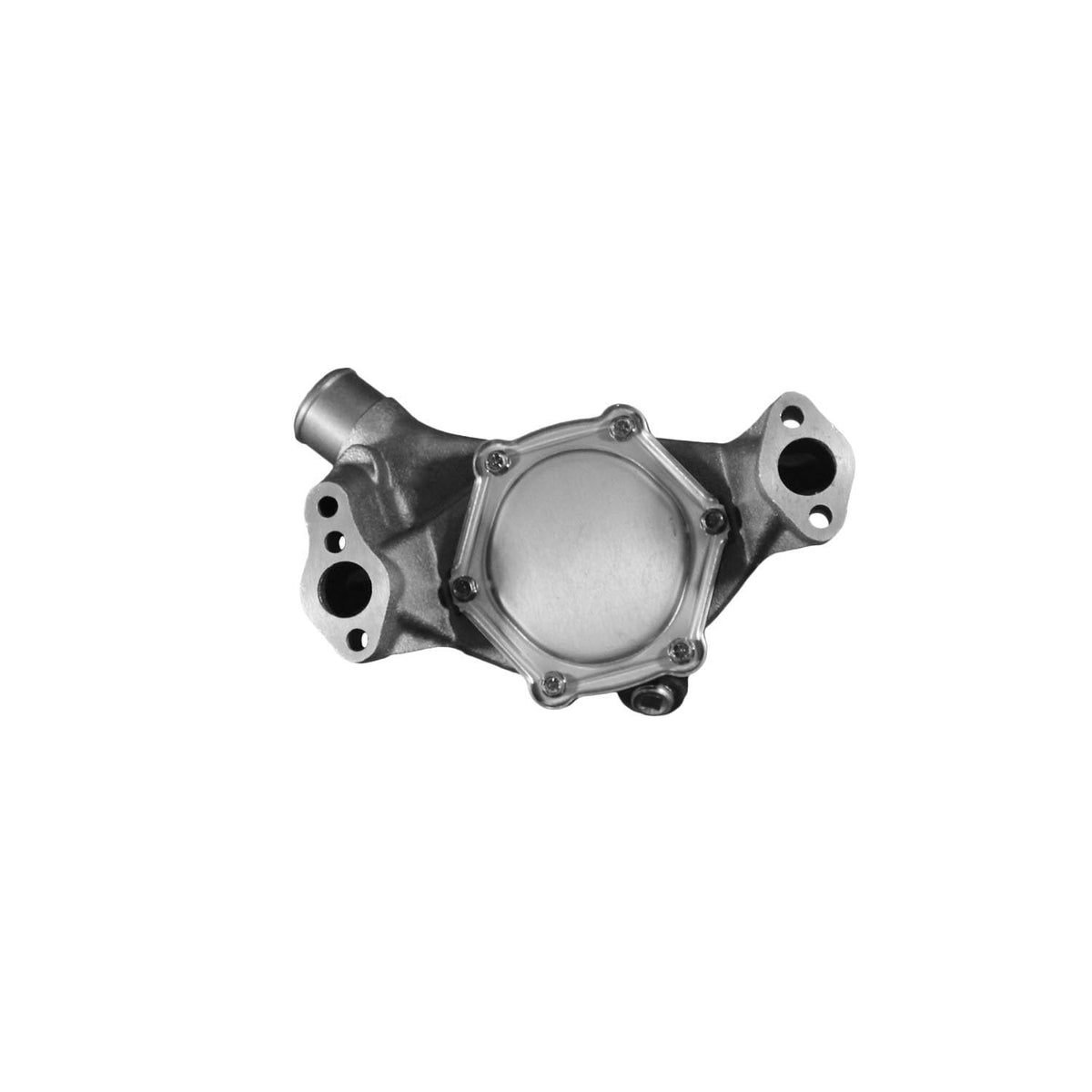 ACDelco water pump installed in engine bay illustrating proper fit and coolant routing