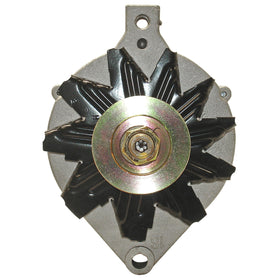 ACDelco alternator installed in engine bay demonstrating direct-fit replacement benefit
