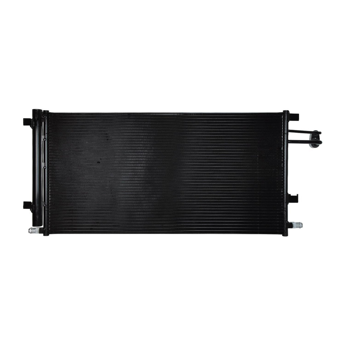 ACDelco condenser installed under hood demonstrating straightforward replacement