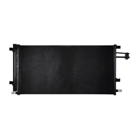 ACDelco condenser installed under hood demonstrating straightforward replacement