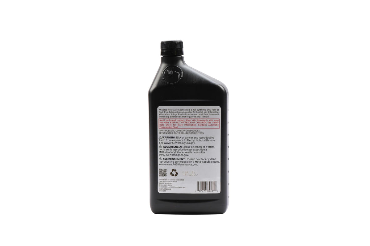 Close-up of ACDelco oil texture and sheen showing stable viscosity