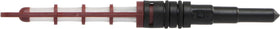 ACDelco orifice tube beside a coin showing scale for correct sizing choice