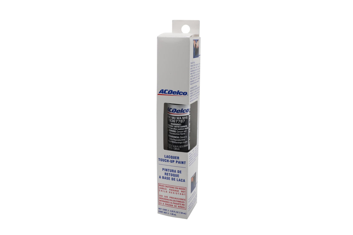 ACDelco paint stroke on metal swatch displaying Carbon Flash Metallic match