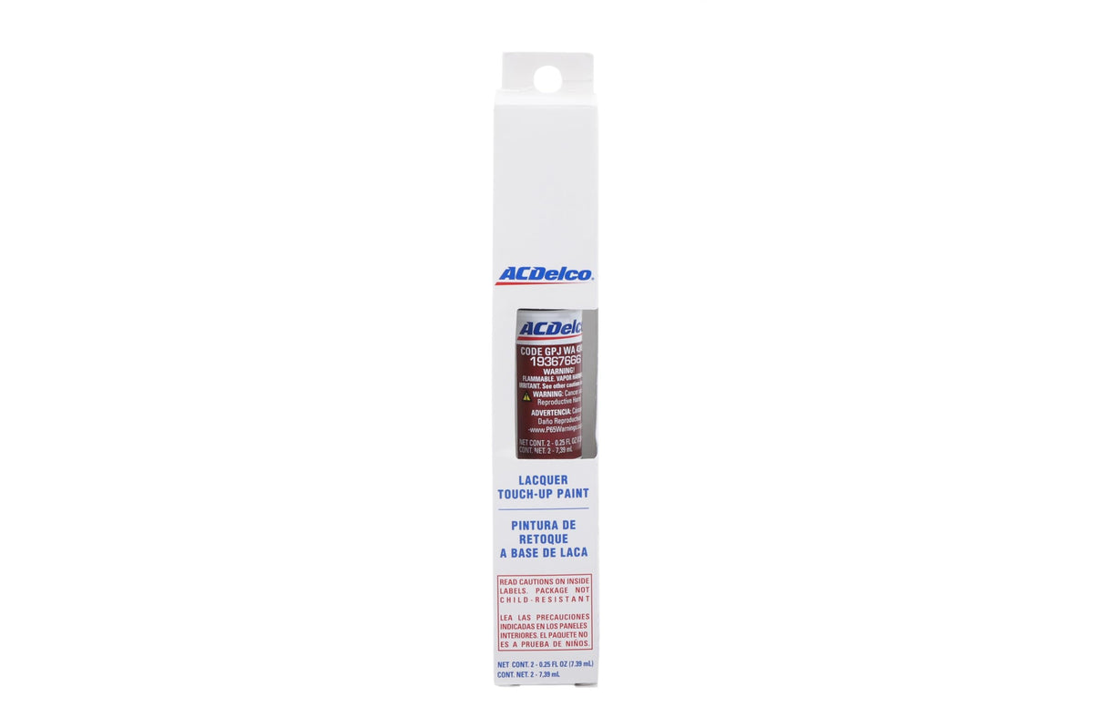 ACDelco before and after scratch repair showing improved surface appearance