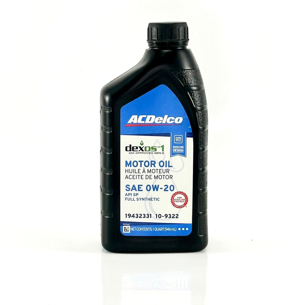 ACDelco bottle pouring into funnel illustrating easy pour and clean refills