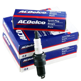 ACDelco close-up of copper-core and nickel-chrome electrode, corrosion resistance benefit