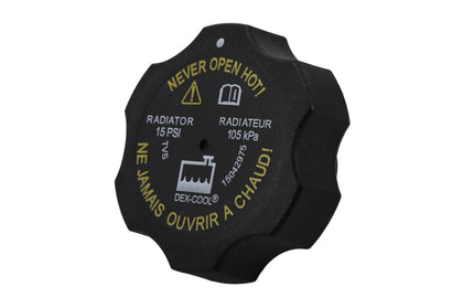 ACDelco RC85 radiator cap front view showing seal and part markings for reliable OEM fit