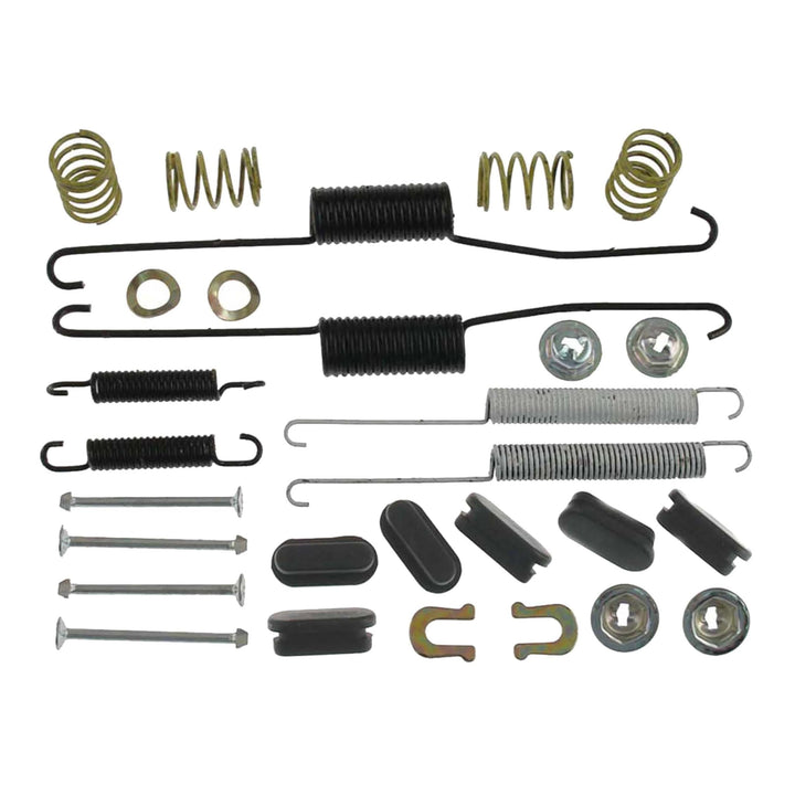 ACDelco rear drum brake hardware kit front packaging showing parts and professional fit