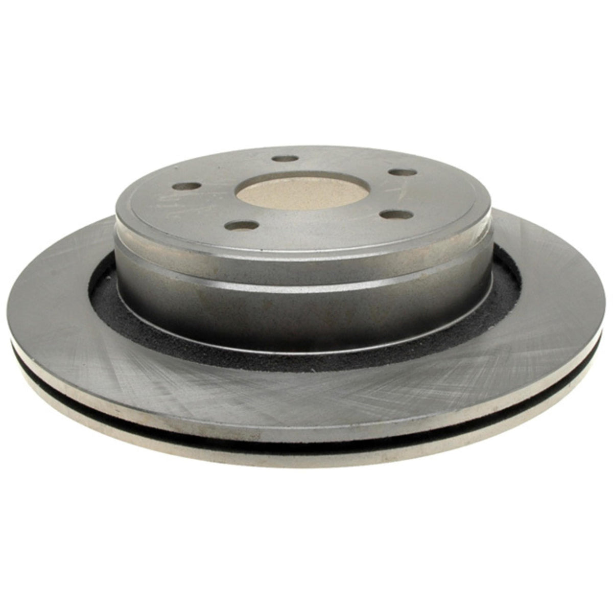 ACDelco rear rotor front view showing overall design and fit benefits