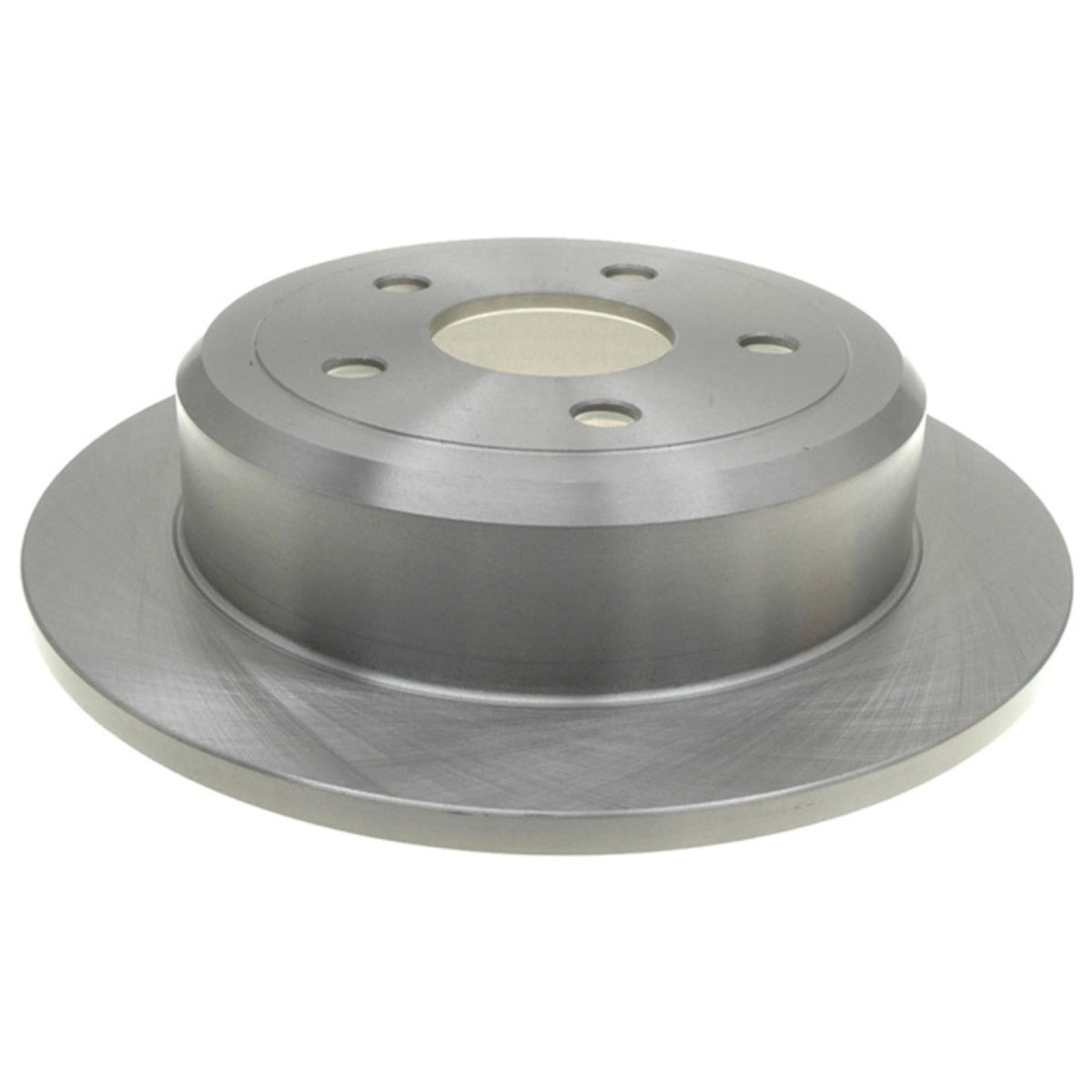 ACDelco rear rotor front view showing clean finish and reliable fit