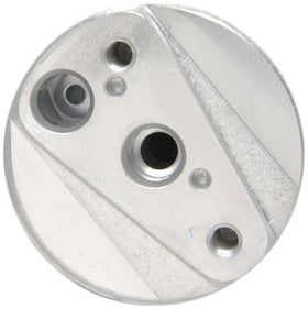 ACDelco receiver drier connection ports closeup showing sealed fittings benefit