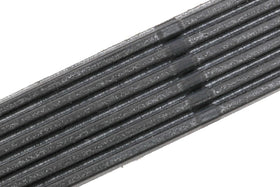 ACDelco ribbed belt close-up showing rib profile and durable material for reliable traction