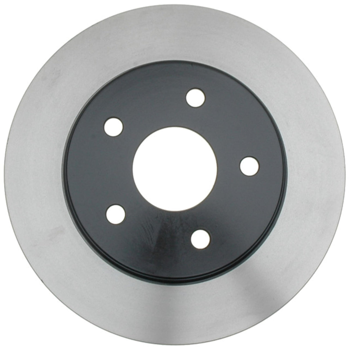 ACDelco rotor close-up of hat coating demonstrating corrosion protection