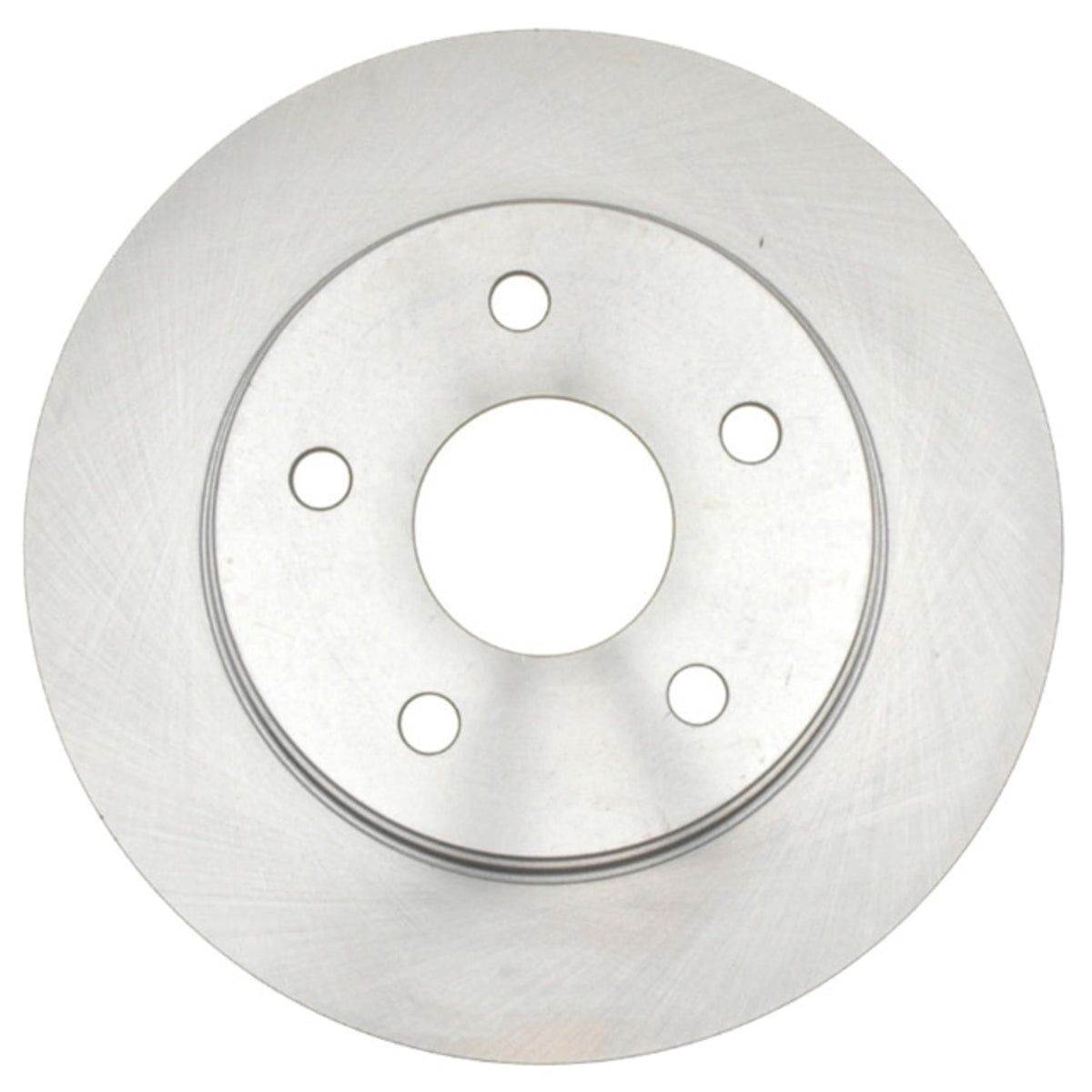 ACDelco rotor close-up of smooth friction surface promoting even pad wear
