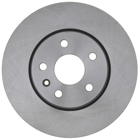 ACDelco rotor front face close-up highlighting smooth finish for even pad contact and quieter stops