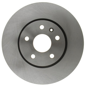 ACDelco front rotor face close-up highlighting smooth finish for quieter braking