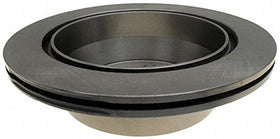 ACDelco rotor installed on vehicle rear hub showing easy replacement and dependable braking