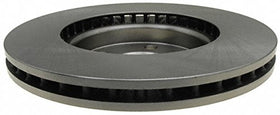 ACDelco rotor mounted on vehicle front assembly demonstrating direct-fit installation
