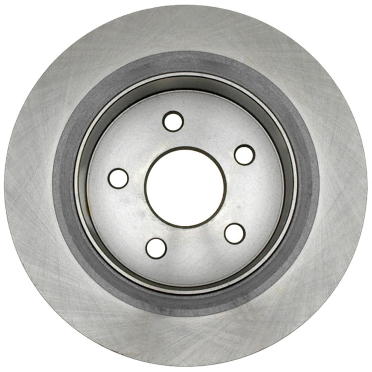 ACDelco rotor surface detail with non-directional finish for even contact