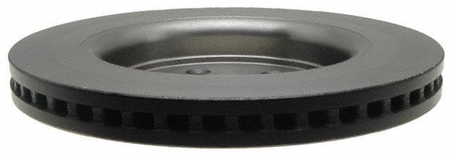 ACDelco rotor next to ruler showing accurate OEM-style dimensions