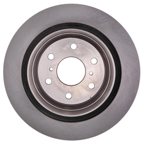 ACDelco rotor surface finish detail showing non-directional grind, reduced braking noise