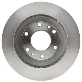 ACDelco rotor surface finish detail demonstrating non-directional grind to reduce noise and pad wear