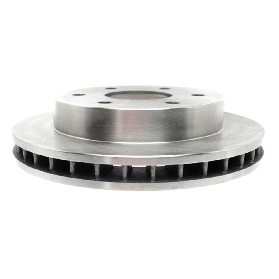 ACDelco front rotor front view showing hub and rotor, reliable OEM fit