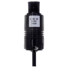 ACDelco washer pump front view showing compact housing and durable build benefit