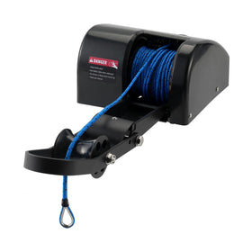 Acdet front view of winch kit showing complete set and compact design benefit