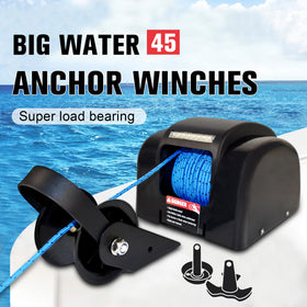 Acdet pre-wound rope spool showing 98.42 ft of rope for quick anchoring