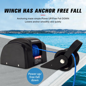 Acdet wireless remote in hand for convenient remote anchor control