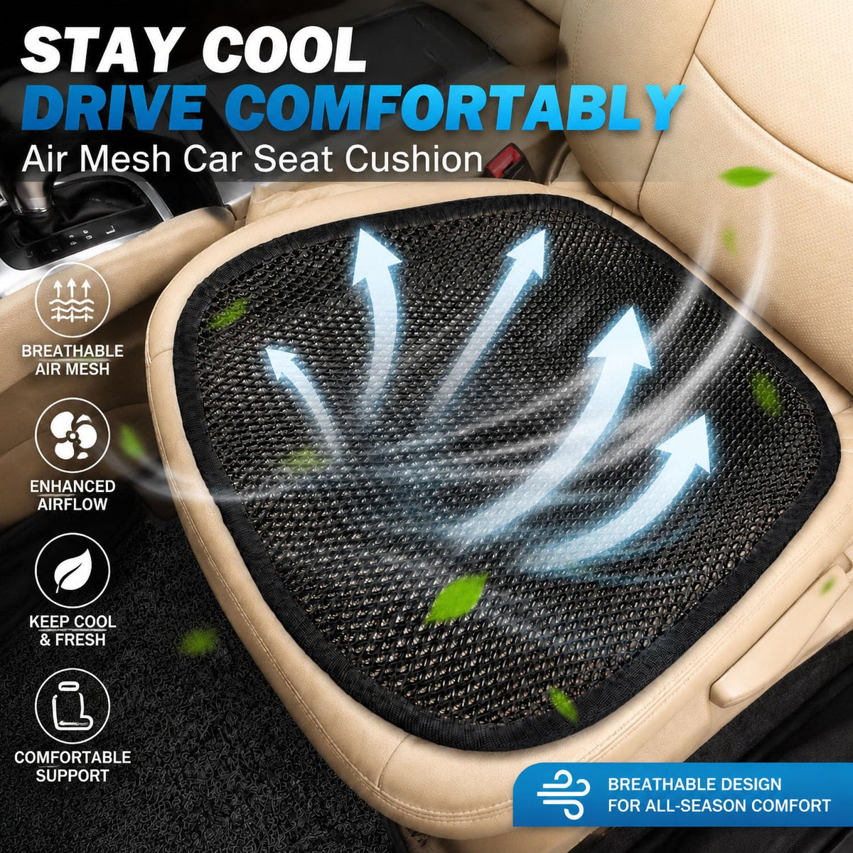 acdiac close-up 3D mesh texture highlighting durable airflow benefit