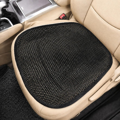 acdiac front view seat pad showing universal fit and breathable benefit