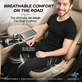 acdiac installed on driver seat demonstrating cooler driving comfort