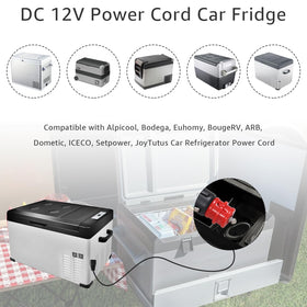 ACEANEA plug inserted into car accessory socket providing stable DC power