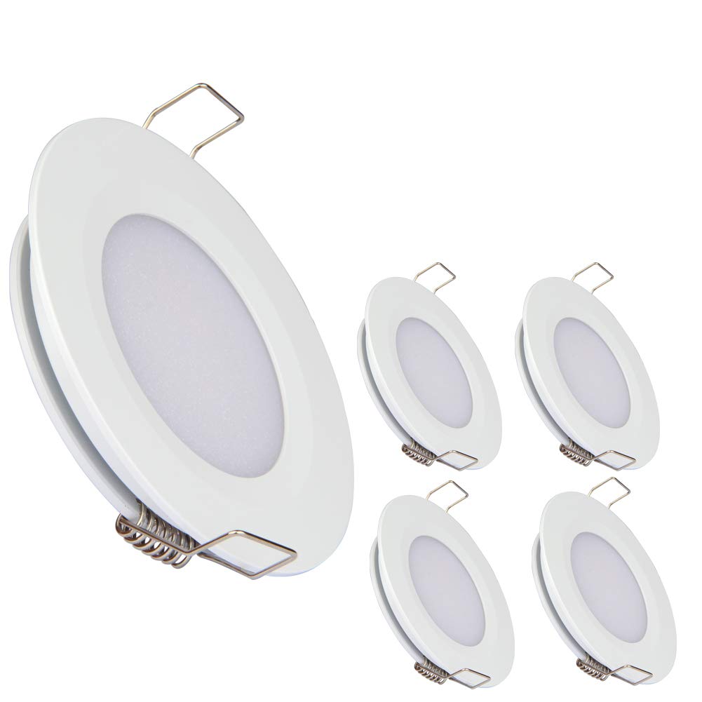 acegoo puck light front view showing clean ceiling finish and modern look