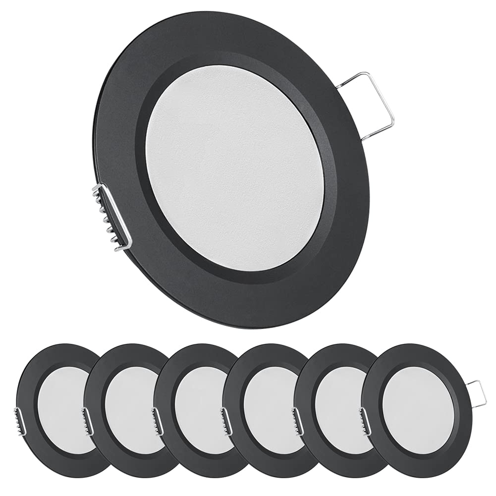 acegoo front flush mounted puck light showing clean ceiling finish and modern look