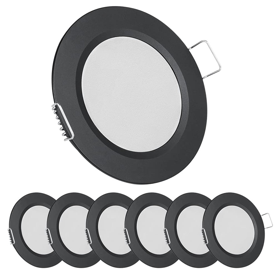 acegoo front flush mounted puck light showing clean ceiling finish and modern look