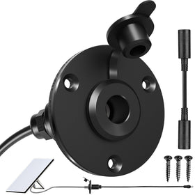 acegoo front-mounted pass through installed showing neat exterior and weatherproof benefit
