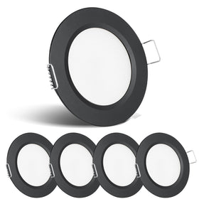 acegoo front-mounted puck light showing clean flush installation and bright illumination