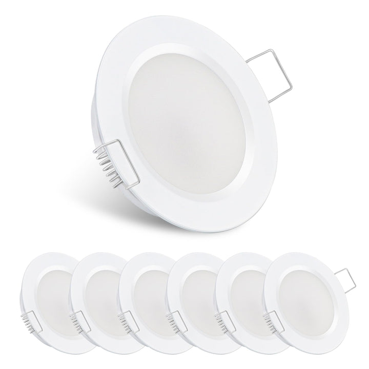 acegoo front view of puck light showing compact design and bright benefit