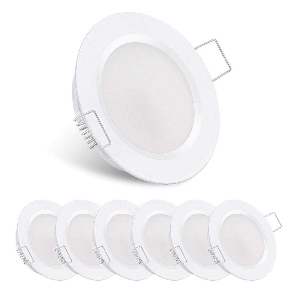 acegoo front view of puck light showing compact design and bright benefit