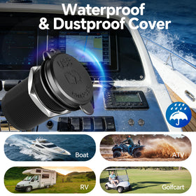 acegoo marine dashboard installation showing corrosion resistance for boats