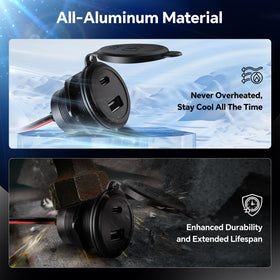 acegoo size comparison coin showing compact form factor for tight spaces