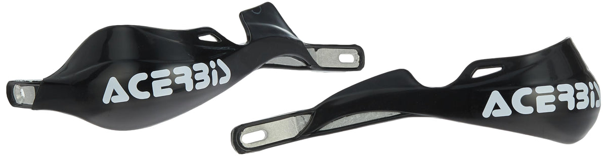 Acerbis Rally Pro X-Strong front view showing full black handguard protecting levers