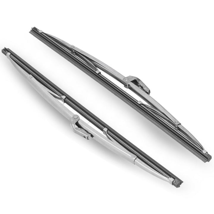 AceSupever front view of two 12in blades showing polished finish and pair benefits